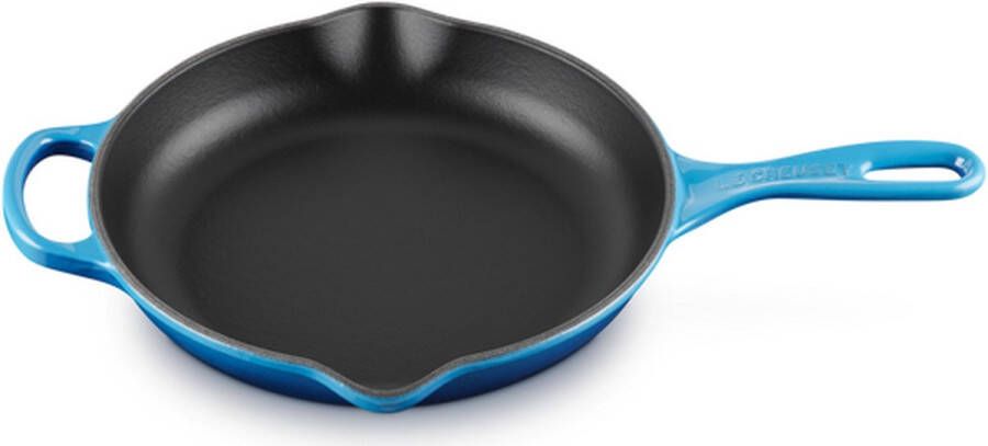 Le Creuset Gietijzeren Ronde Skillet in Azure 23cm