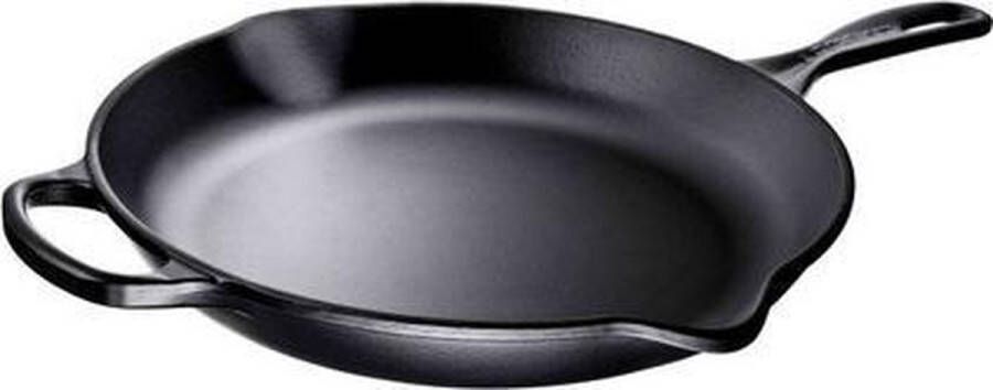Le Creuset Skillet Signature Mat Zwart ø 23 cm geëmailleerde anti-aanbaklaag