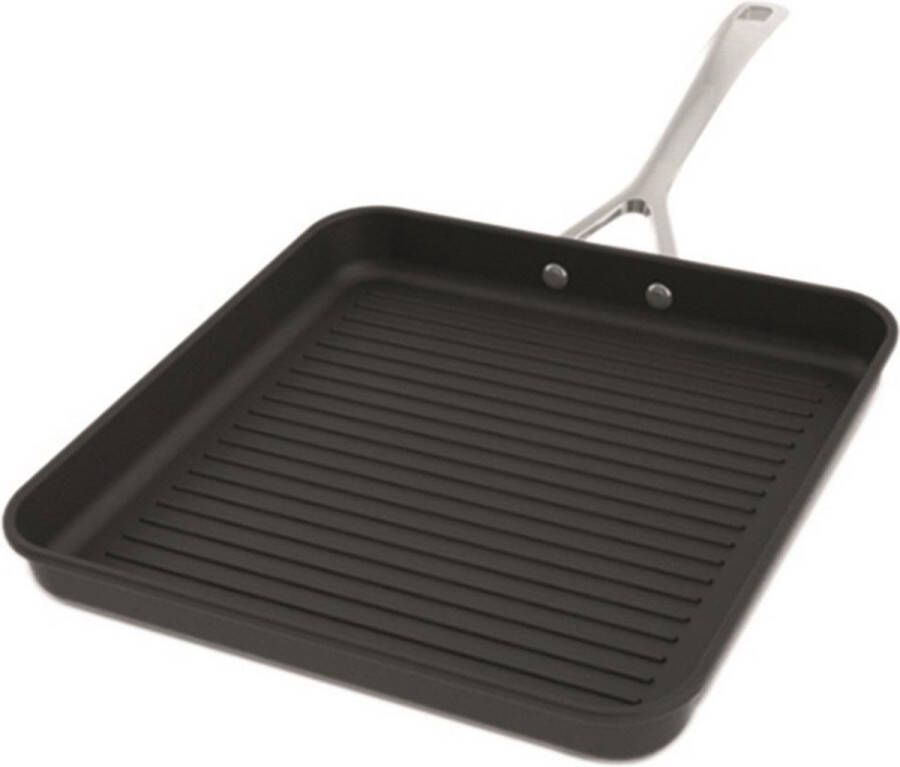 Le Creuset Grillpan Les Forgées TNS 28 x 28 cm standaard anti-aanbaklaag