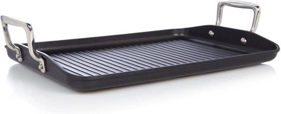 Le Creuset Grillplaat Les Forgées TNS 35 x 25 cm standaard anti-aanbaklaag