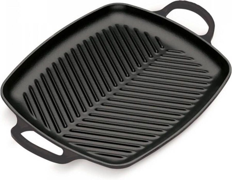 Le Creuset Grillplaat Signature Mat Zwart 30 x 27 cm