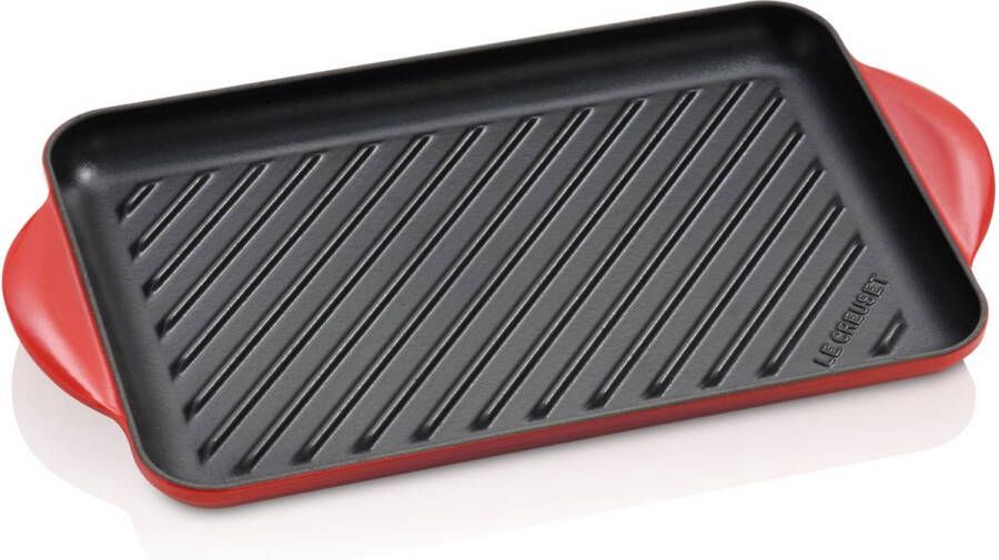 Le Creuset Grillplaat Tradition Kersenrood 38.5 x 22 cm