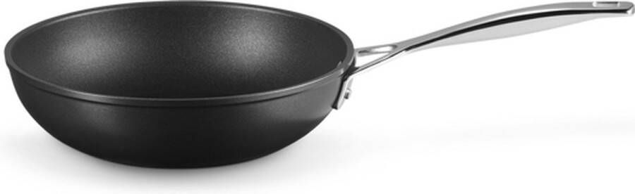 Le Creuset Les Forgees Sauteerpan Hapjespan inductie Hapjespan 24 cm Geschikt voor alle warmtebronnen Duurzaam Om snel te koken Aluminium Zwart