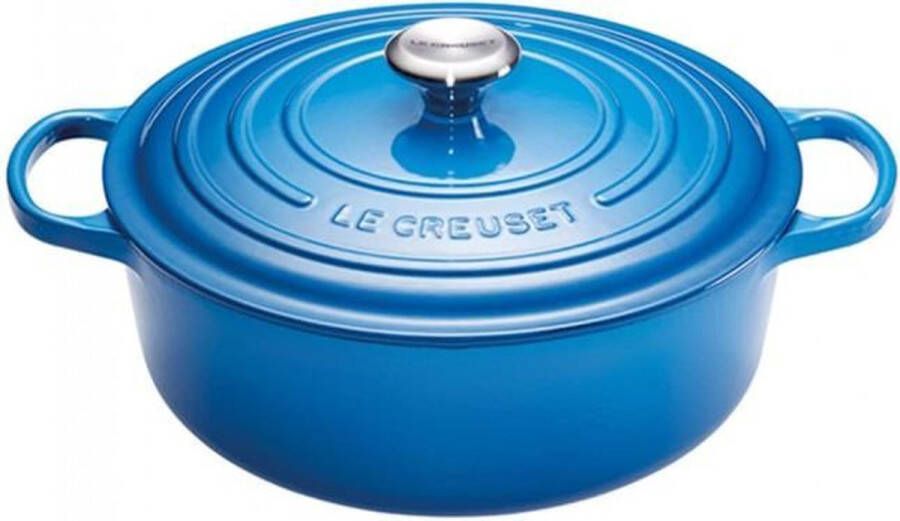 Le Creuset Lage braad- stoofpan 6 2L 30cm Marseilleblauw