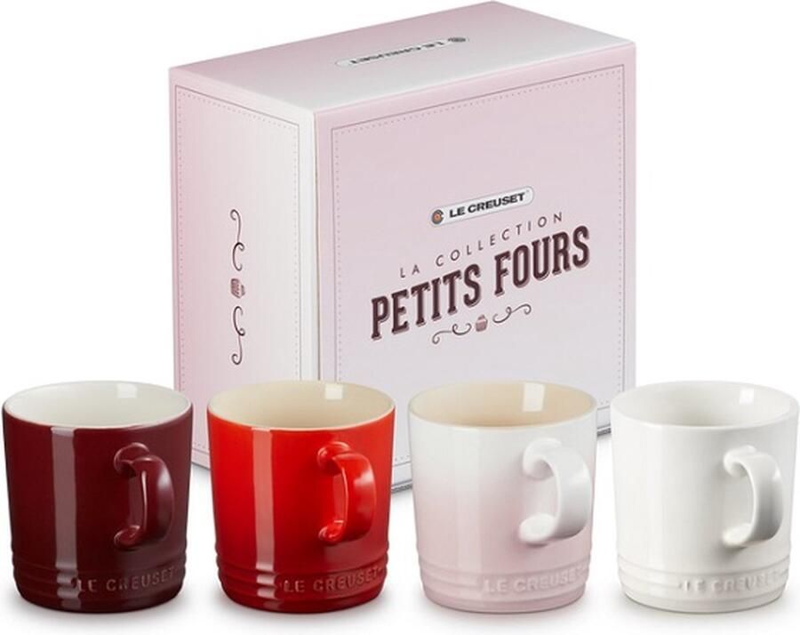 Le Creuset Petits Fours Mokken 350 ML Set Van 4 Stuks
