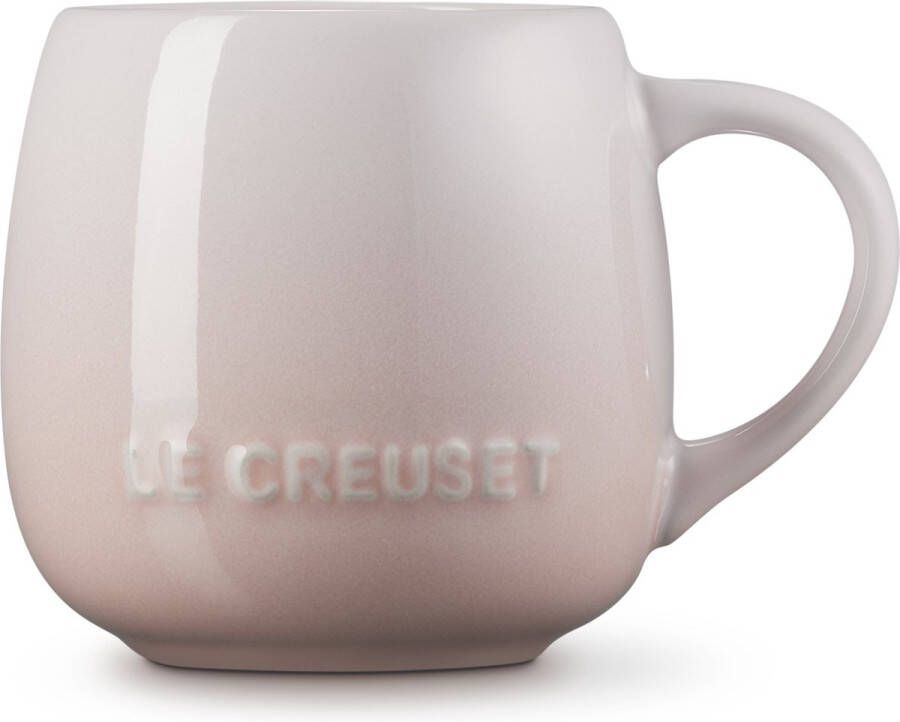 Le Creuset keramiek coupe beker 0.32L shell pink