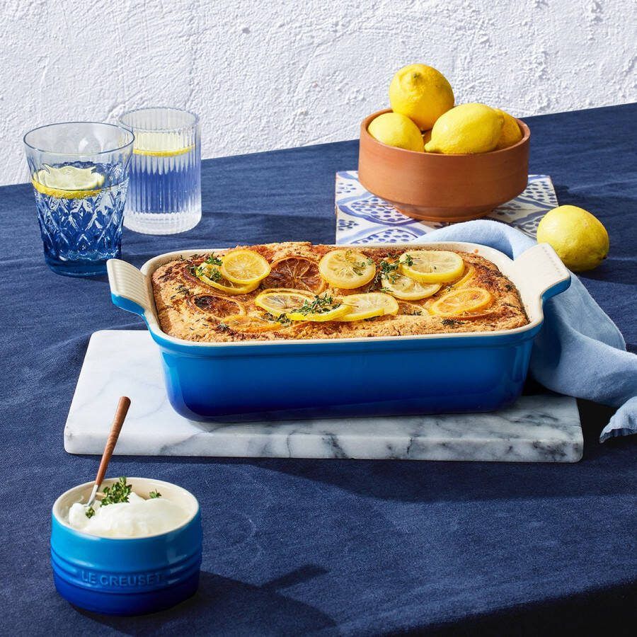 Le Creuset Ovenschaal Heritage Azure 26 x 19 cm 2.4 liter