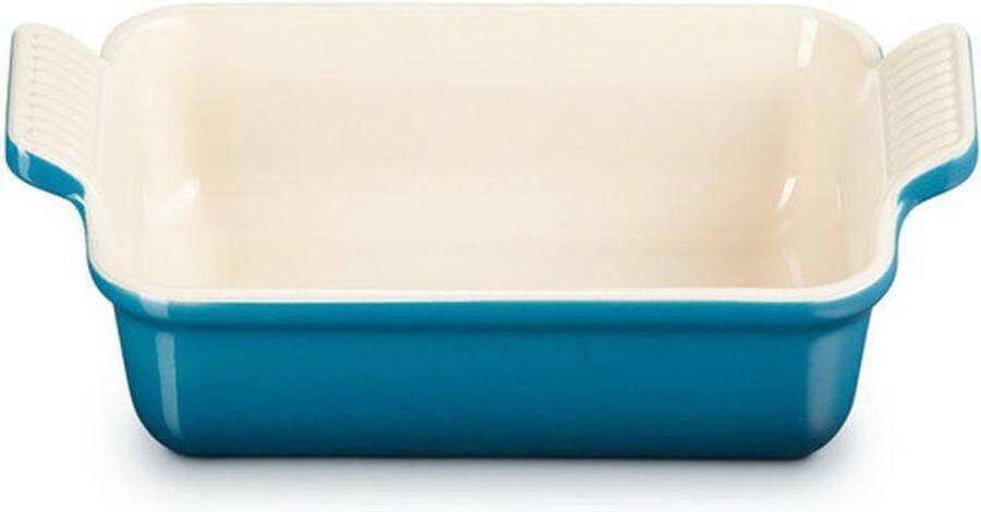Le Creuset Ovenschaal Heritage Deap Teal 19 x 14 cm 1.1 liter