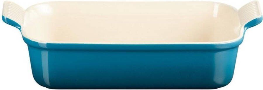 Le Creuset Ovenschaal Heritage Deap Teal 26 x 19 cm 2.4 liter