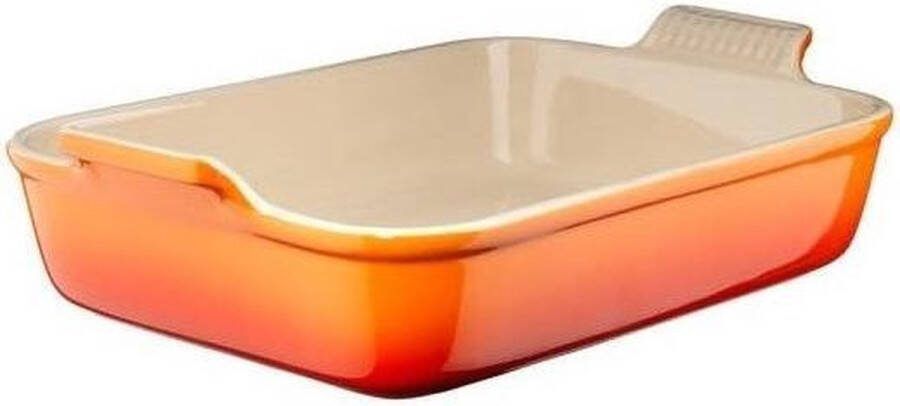 Le Creuset Ovenschaal Heritage Oranjerood 32 x 24 cm 4 liter