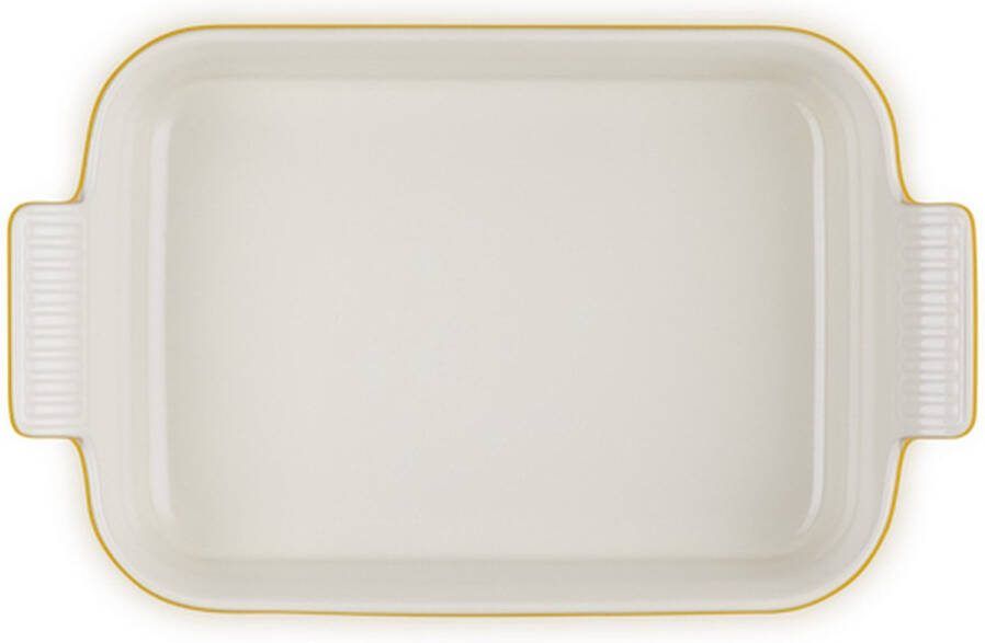 Le Creuset Ovenschaal Rechthoekig in Aardewerk 26 x 19 x 6 5 Cm 2 3 Liter Nectar