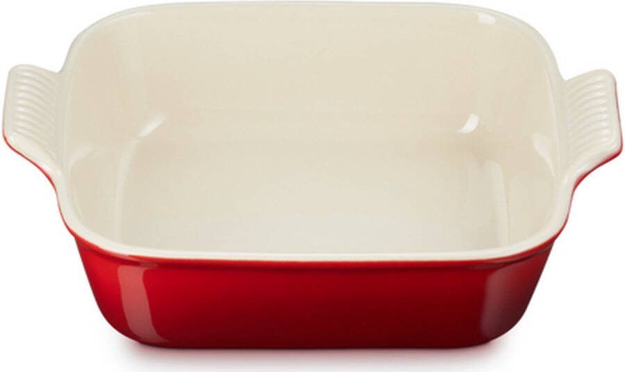 Le Creuset Ovenschaal Vierkant 23x23 Cm 2 8 Liter Kersenrood
