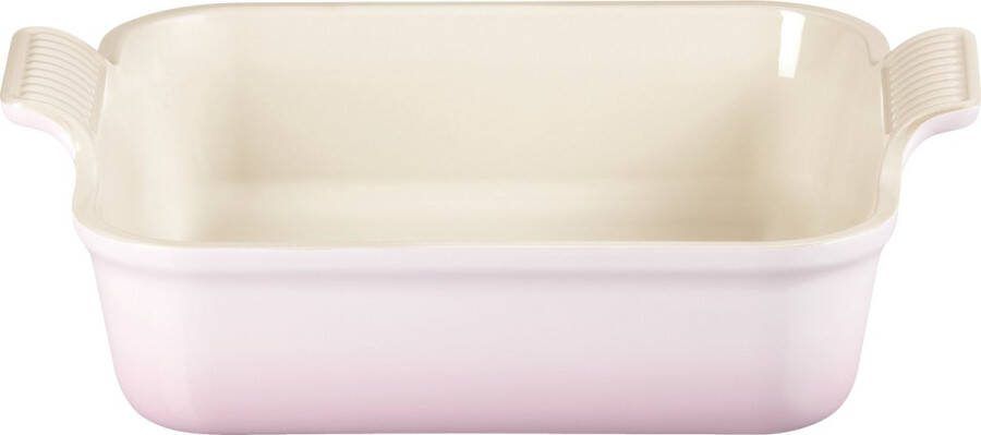 Le Creuset Ovenschaal Vierkant 23x23 Cm 2 8 Liter Shell Pink