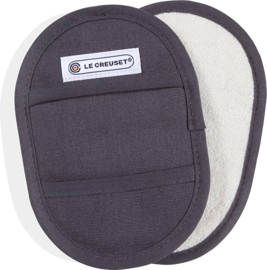 Le Creuset Pannenlappen Grijs 2 Stuks