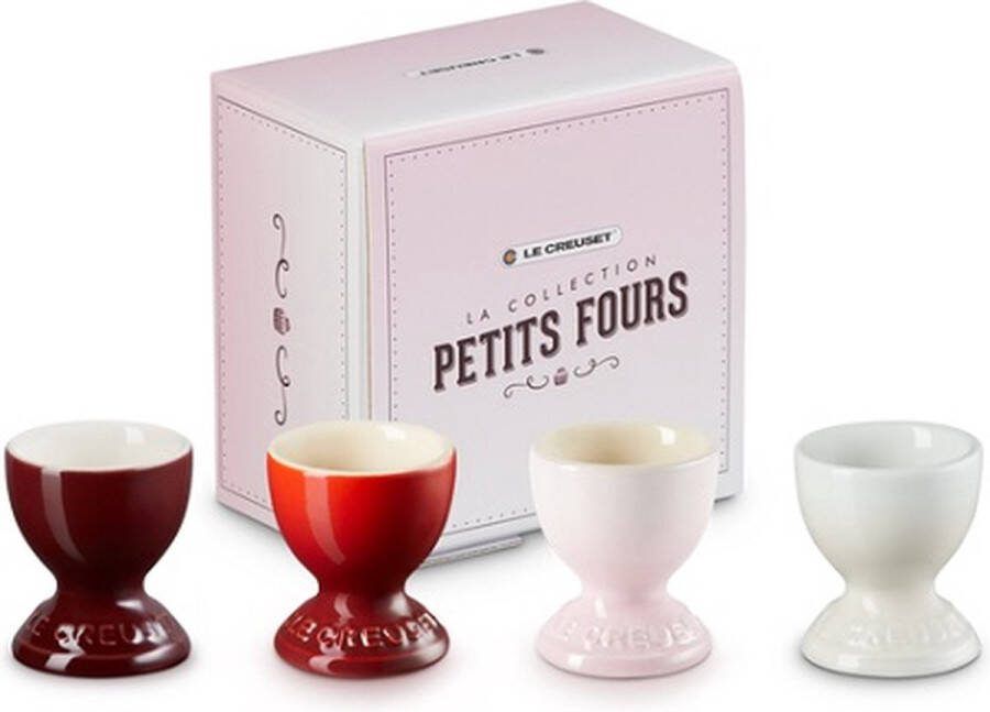 Le Creuset Petits Fours Eierdopjes Set Van 4 Stuks
