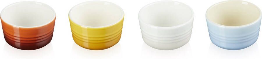 Le Creuset Ramekins Elements ø 8 cm 100 ml 4 Stuks