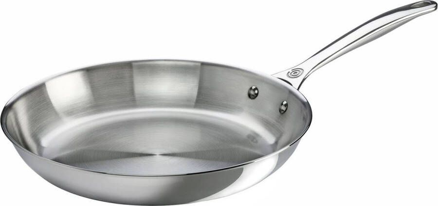Le Creuset Koekenpan Magnetik 26cm Tri-ply RVS