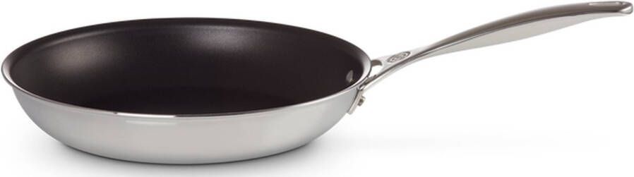 Le Creuset RVS PLUS koekenpan 26cm met anti-aanbaklaag