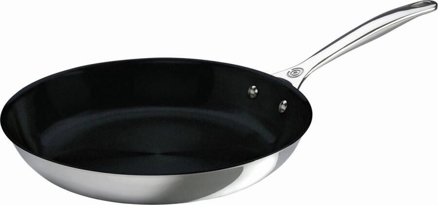 Le Creuset RVS PLUS Koekenpan met anti-aanbaklaag 26cm