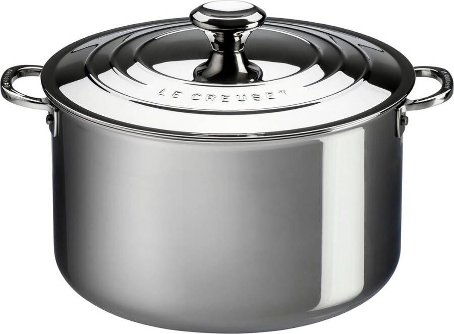 Le Creuset RVS PLUS Kookpan 3 8L 20cm