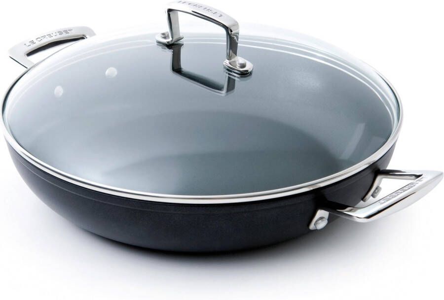 Le Creuset Sauteerpan Les Forgees Sauteerpan met deksel 28 cm