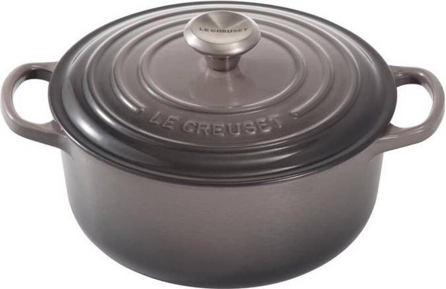 Le Creuset Braadpan Signature Flint ø 24 cm 4.2 liter