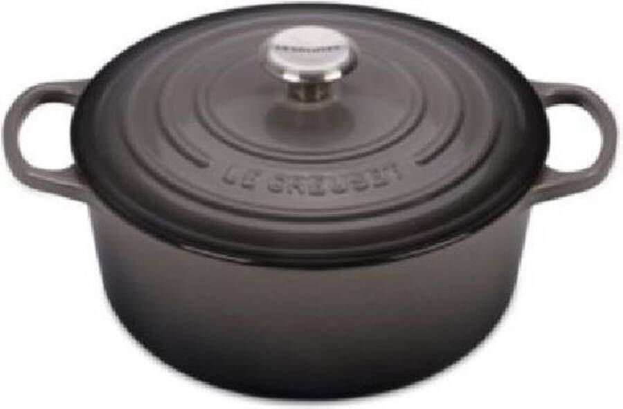 Le Creuset Signature braadpan rond 26cm Flint