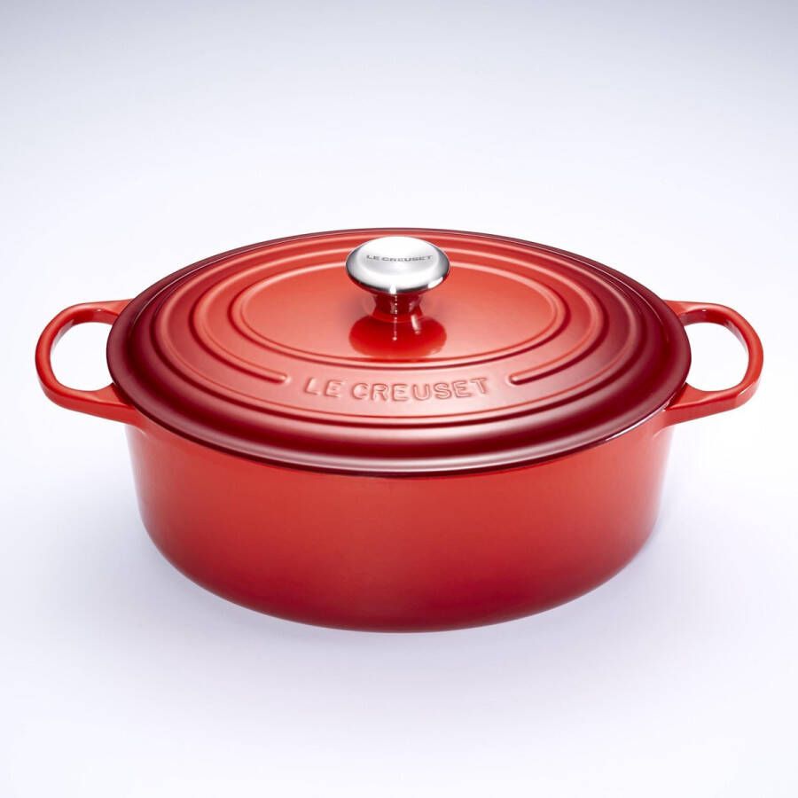 Le Creuset Gietijzeren Ovale Braadpan Kersenrood 29cm 4 7l | Potten&Pannen | Keuken&Koken Keukengerei | 0024147261933 - Foto 2