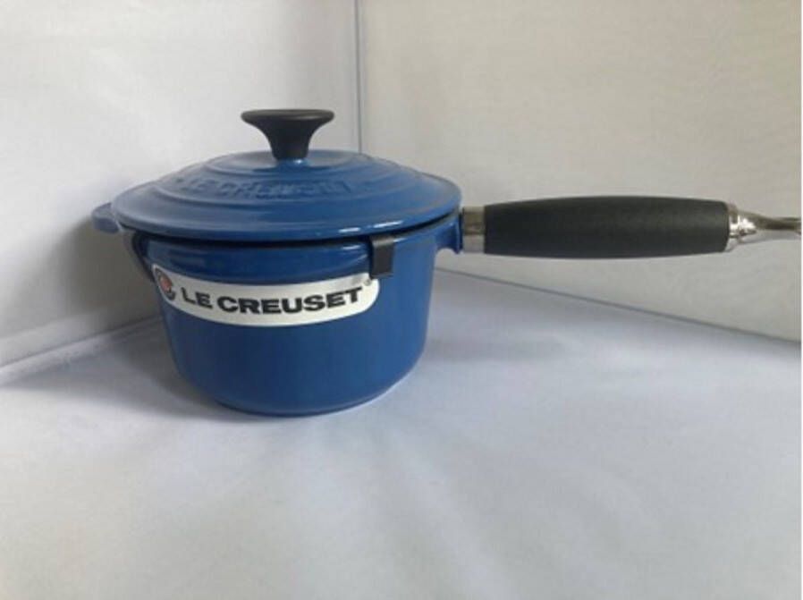Le Creuset Steelpan in Geëmailleerd Gietijzer donker blauw 1.8liter