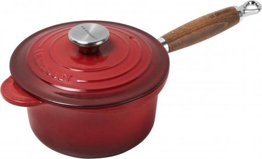 Le Creuset Steelpan met deksel Tradition Kersenrood ø 18 cm 1.8 Liter