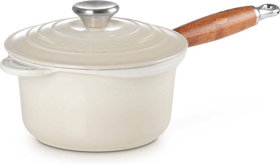 Le Creuset Steelpan met deksel Tradition Meringue ø 18 cm 1.8 Liter