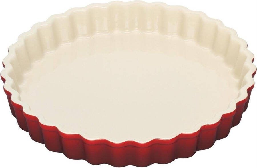 Le Creuset Taartvorm in Kersenrood 28cm 2 04l