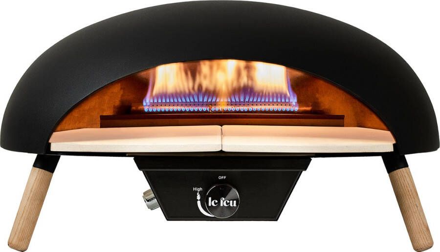 Le Feu Turtle BLACK Gas Powered Pizza Oven