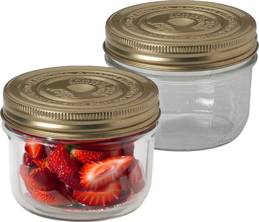 Le Parfait Weckpot inmaakpot 2x met schroefdeksel 350 ml