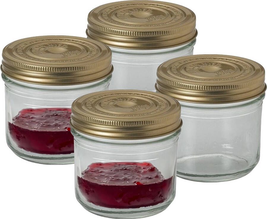 Le Parfait Weckpot inmaakpot 4x met schroefdeksel 500 ml