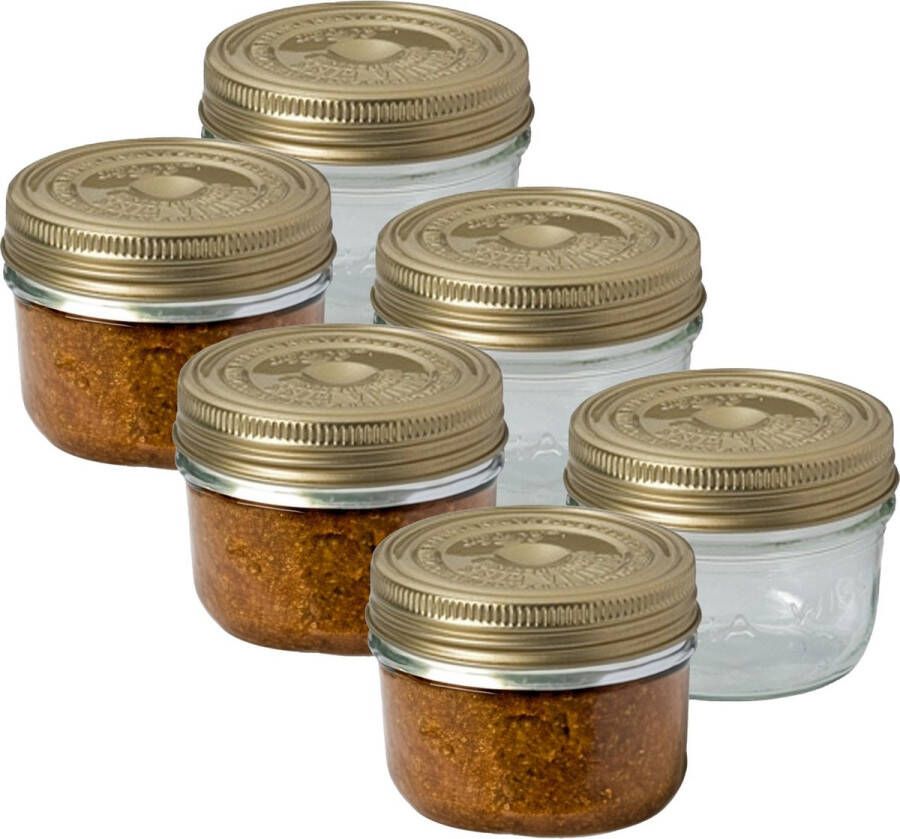 Le Parfait Weckpot inmaakpot 6x met schroefdeksel 200 ml