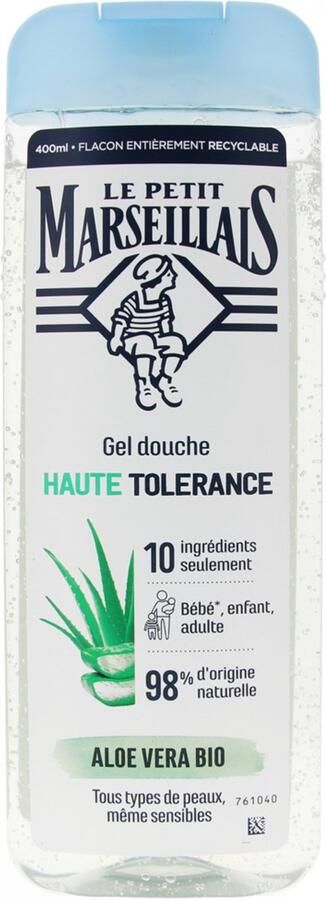 LE PETIT MARSEILLAIS Biologische Aloë Vera Hoge Tolerantie Hydraterende Douchegel 400 ml