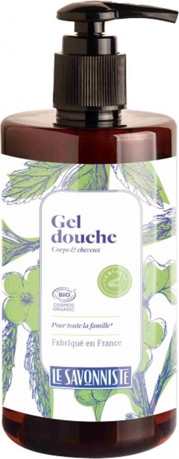 Le Savonniste Authentique Organic Verbena Body & Hair Shower Gel 1 L