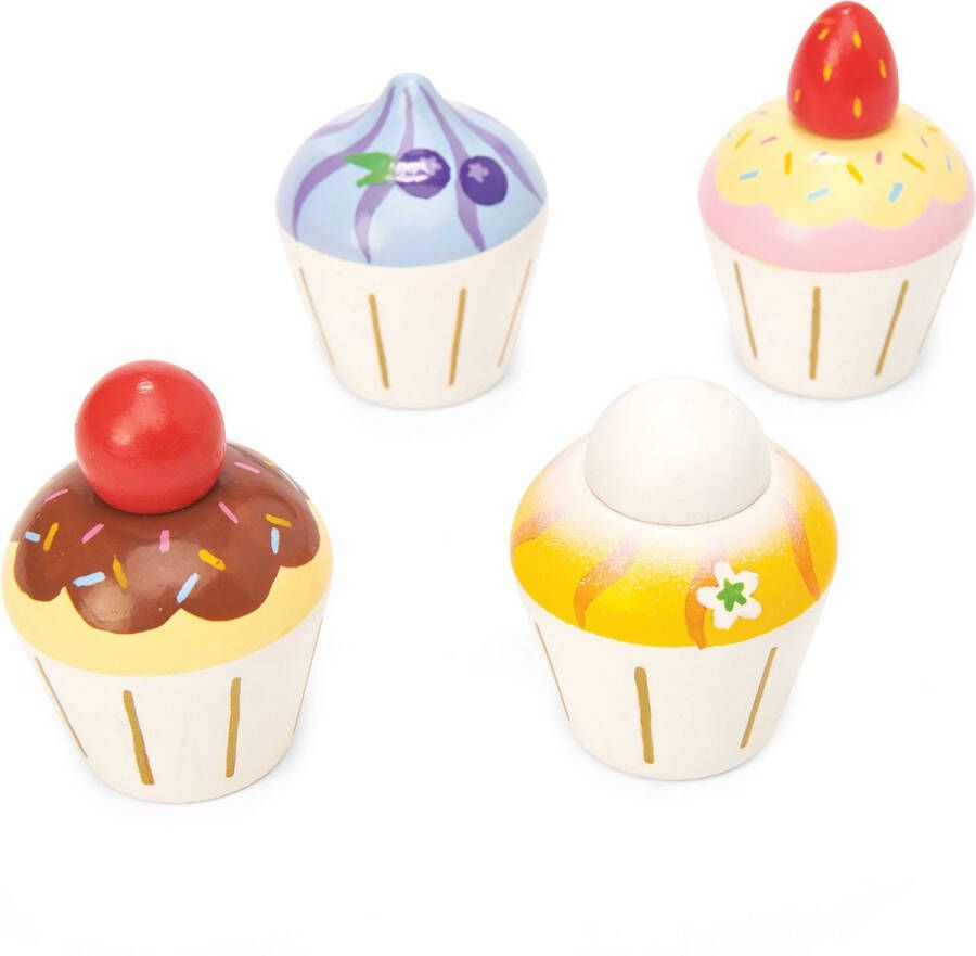 Le Toy van Honeybake Cupcakes 4 Stuks