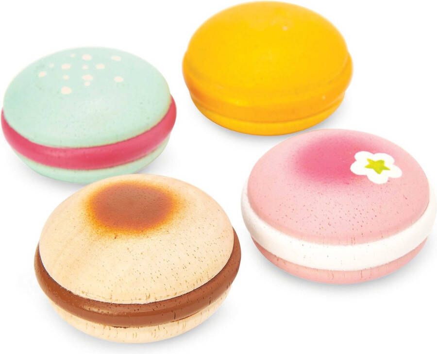 Le Toy van Honeybake Macarons 4 Stuks