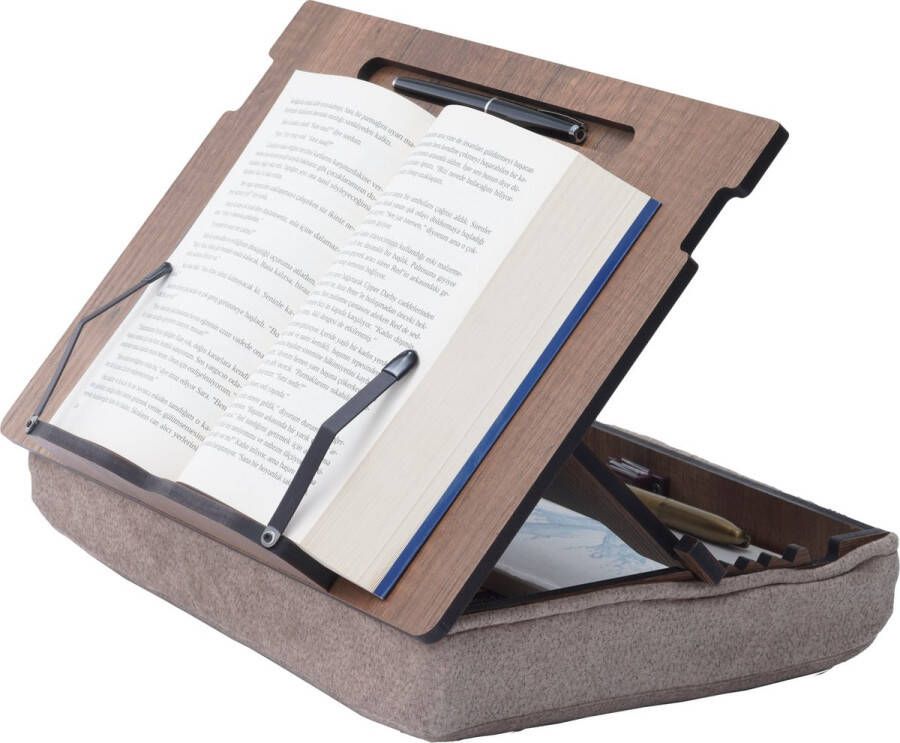 Leafu Multifuctioneel laptoptafel Schootbureau Boekenstandaard Boekenhouder Laptop standaard Tablet standaard Boekenstandaard met opbergruimte
