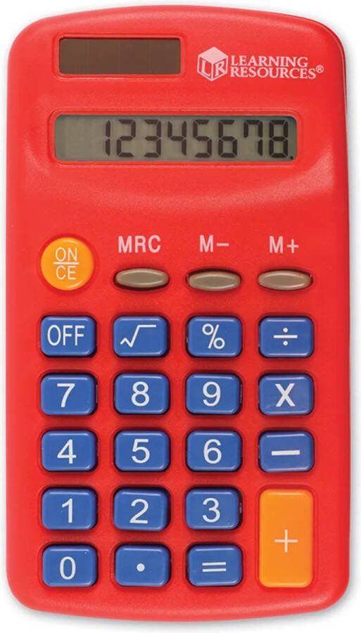 Learning resources Rekenmachine vrolijke kleuren set van 5 st