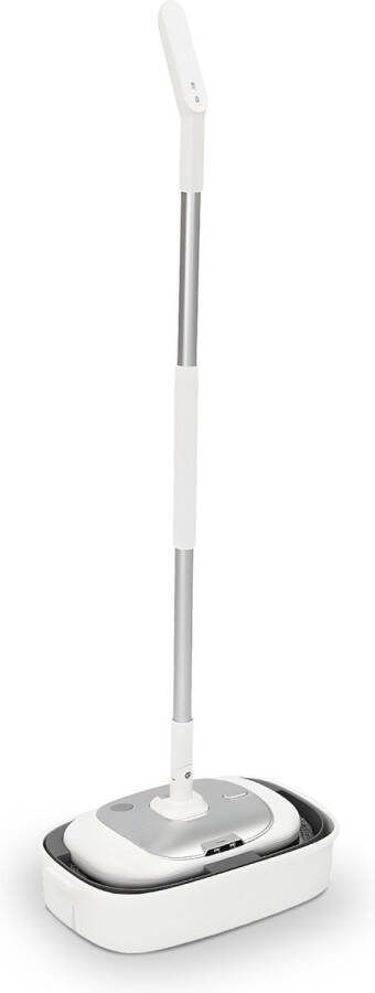 Léchell Elektrische dweil Spraymop Dweilapparaat Vloerreiniger Draadloos Oplaadbaar Perfect voor alle vloertypen 400ml Waterreservoir Inclusief schoonmaakbak