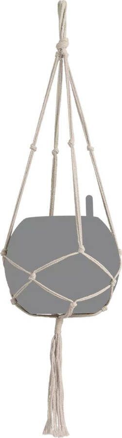 Lechuza Macramé Cotton BOHO 90 Plantenhanger 90 cm lengte natuur 100% katoen