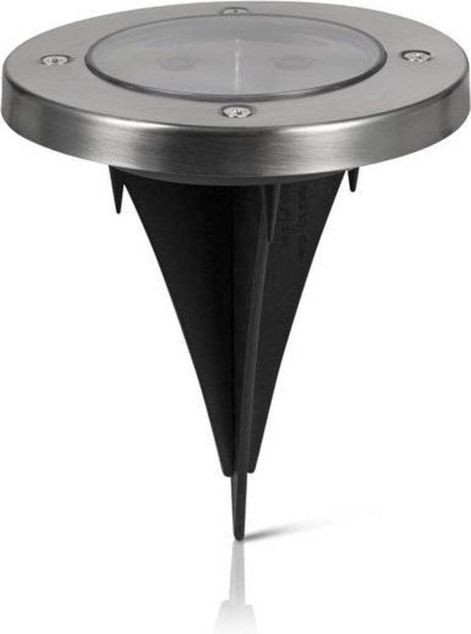 Led Lovers Grondspots Set van 4 LED Zonne-energie -Waterdicht 13.5 x 11.6 x 11.6 cm