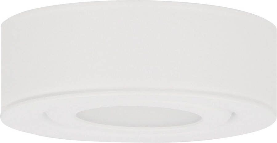Ledinbouwspotsleds.nl LED opbouwspot Wit Dimbaar 3 Watt 3000K Warm Wit IP44 (Stof en spatwaterdicht) Lichthoek 90 graden