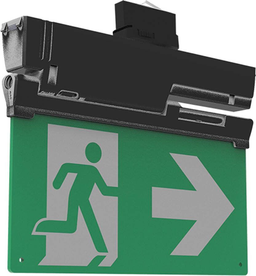 LedLoket 3-Fase Noodverlichting Mira 2 watt Zwart