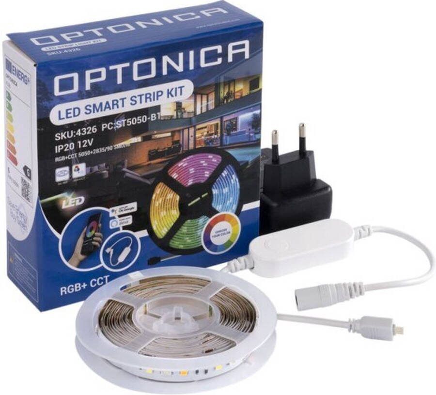LedLoket Smart LED Strip Full colour incl. Warm Wit en Wit 3 meter APP Besturing