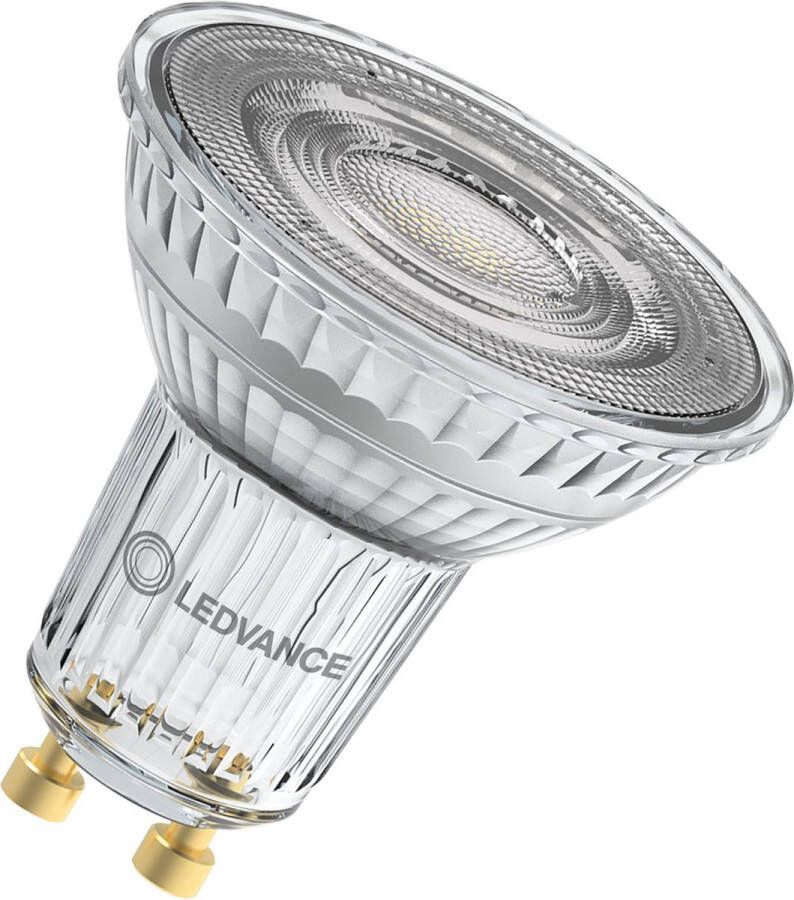 Ledvance Performance LED Spot Reflector GU10 PAR16 8.3W 575lm 36D 927 Zeer Warm Wit Beste Kleurweergave Dimbaar Vervangt 80W