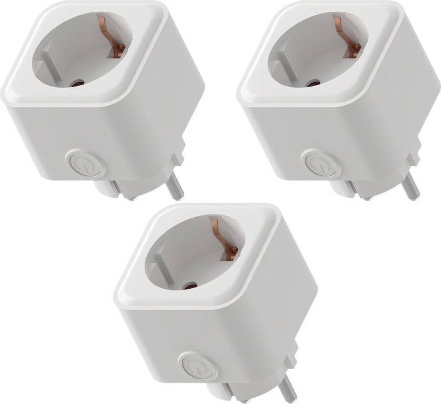 LEDVION Set van 3 Smart Stekker 3600W Slim Wifi-stopcontact Wifi Smart Home Smart Plug Stekker Stopcontact Tijdschakelaar Wifi